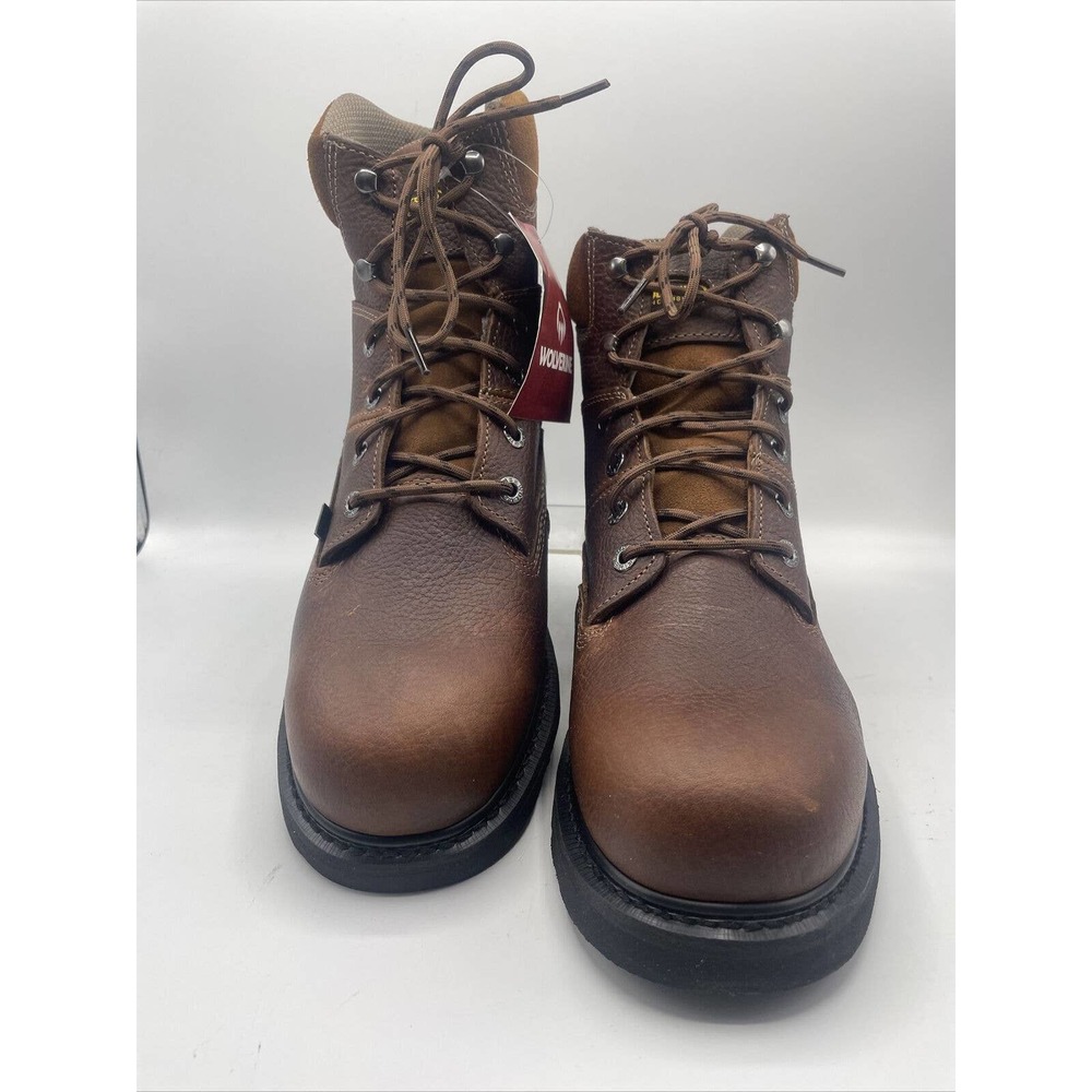 Wolverine Tremor Durashocks 6" W04326 Mens Brown Leather Lace Up Work Boots 14